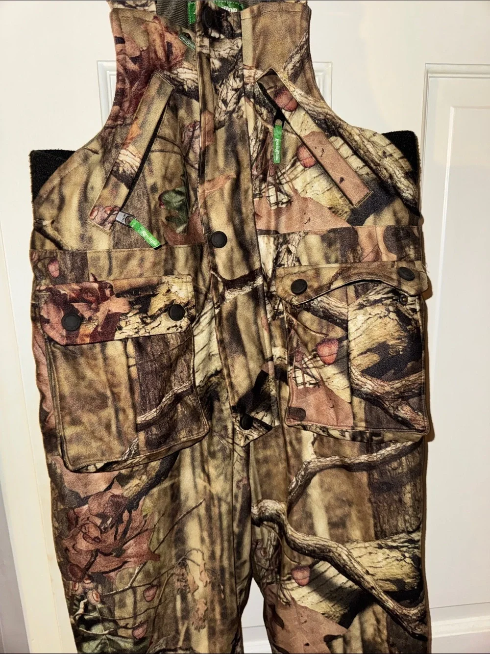 Remington Brown Green Camo Bib Overalls